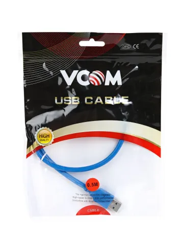 VCOM USB 3.2 Type-AM - USB 2.0 Type-AF 0.5м фото 2