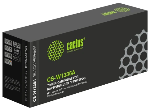 Картридж лазерный Cactus CS-W1335A W1335A черный (7400стр.) для HP фото 1