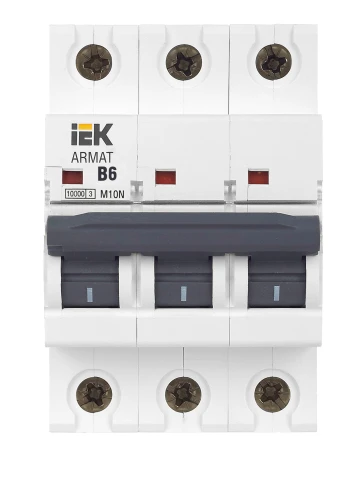 ARMAT Авт. выкл. M10N 3P B 6А IEK фото 10