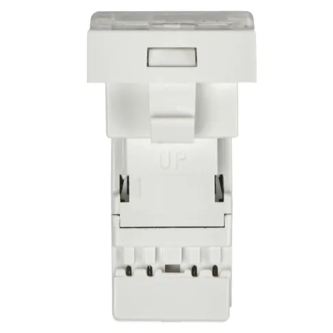 PRIMER РКИ-10-00-П-6 Розетка RJ45 кат.6 (1 мод.) бел. IEK фото 1