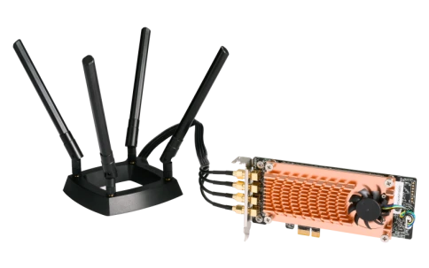 Сетевая карта Wi-Fi/ QNAP QWA-AC2600 Dual-band AC2600 wireless PCIe ex фото 1