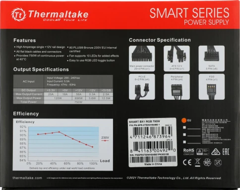 Thermaltake PS-SPR-0750NHSABE-1 фото 7