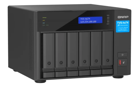 Сетевое хранилище без дисков/ ENTERPRISE QNAP TVS-h674-i5-32G QTS hero фото 4