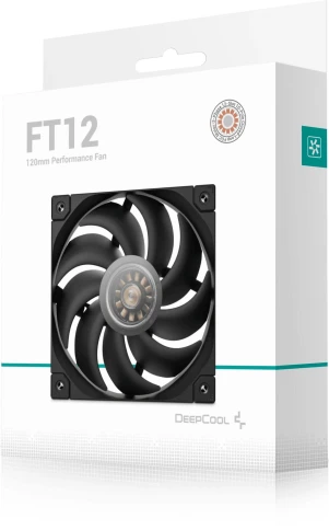 Вентилятор для корпуса Deepcool FT12 120х120x25 черный 4-pin 32дБ (R-FT12-BKWPN1-G)... фото 6