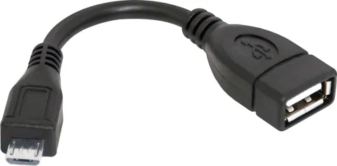 Defender USB OTG microUSB(M)-USB(F), 8см фото 1
