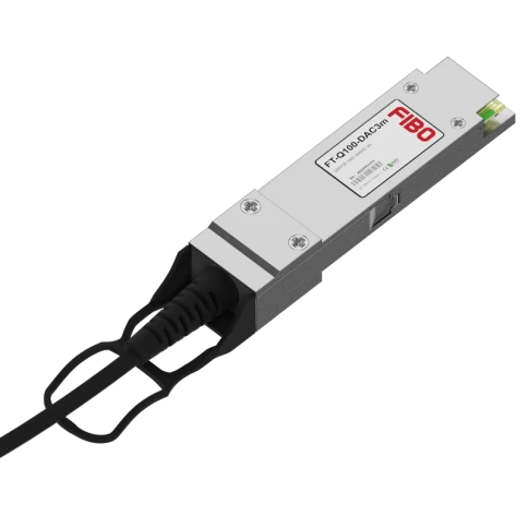 Кабель/ FIBO FT-Q100-DAC3m QSFP28 to QSFP28 DAC модуль, 30 AWG,... фото 2