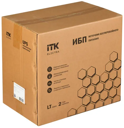ITK ELECTRA LT ИБП 3кВА/2,4кВт 48VDC без АКБ USB Schuko фото 2