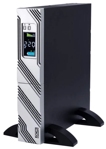 ИБП Smart King Pro+ SRT-3000A LCD, линейно-интерактивный, 3000ВА, 2700Вт, LCD, Rack/Tower, 8 розеток IEC320 C13 и 1 розетка C19 с резервным питанием, USB, RS-232, слот под SNMP карту, EPO, защита RJ45, ШхГхВ 428х669х84мм., вес 36.8кг./ UPS POWERCOM SRT-30 фото 9