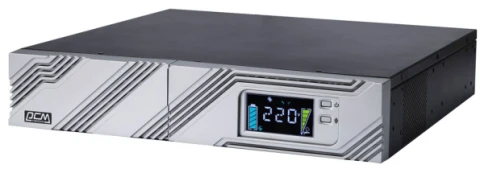 ИБП SRT-1000A, линейно-интерактивный, 1000ВА, 900Вт, LCD, Rack/Tower, 8 розеток IEC320 C13 с резервным питанием, USB, RS-232, слот под SNMP карту, EPO, защита RJ45, ШхГхВ 428х453х84мм., вес 16.8кг./ UPS POWERCOM SRT-1000A, line-interactive, 1000VA, 900W, фото 1