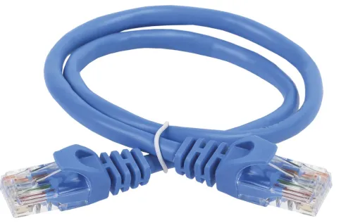 ITK RJ45(m) - RJ45(m) Cat. 5e U/UTP PVC 0.5м синий фото 2