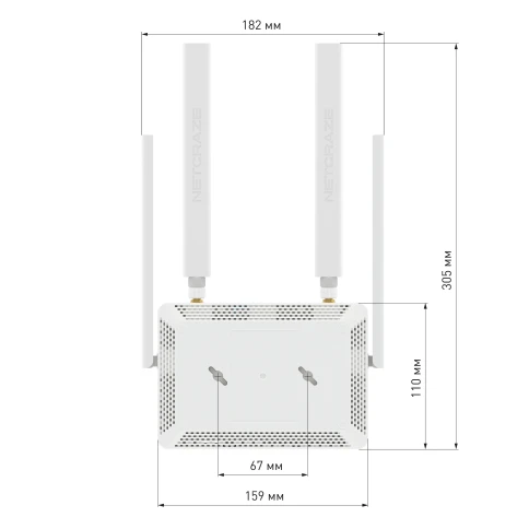 Маршрутизатор/ Netcraze Explorer 4G Интернет-центр с модемом 4G, Mesh Wi-Fi... фото 6