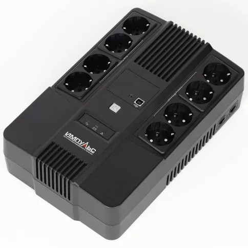 ИБП МАСТЕР 1000, 1000/600 ВА/Вт, LED, USB, RJ11/RJ45, SCHUKOx8/ line-i фото 2