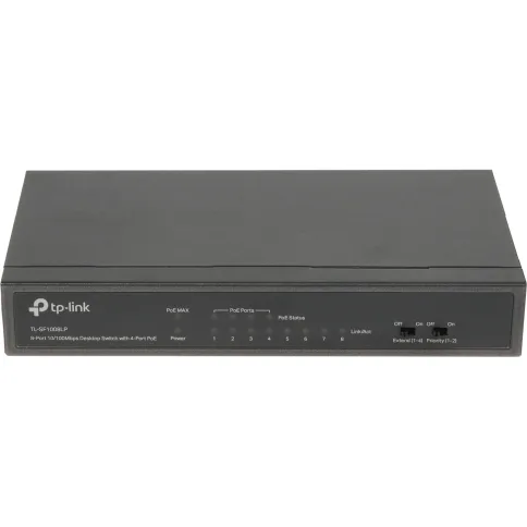 Коммутатор/ 8-port 10/100 Mbps unmanaged switch with 4 PoE ports, meta фото 2
