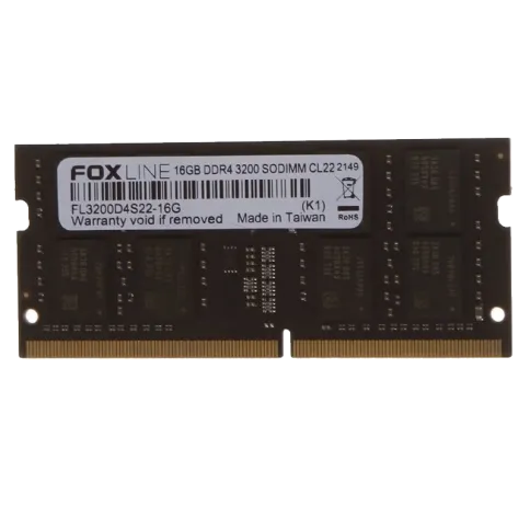 Foxline SODIMM 16GB 3200 DDR4 CL22 (2Gb*8) фото 1