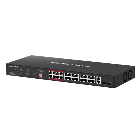 Коммутатор/ 24-Port 10/100Mbps + 2-Port Gigabit Rackmount Switch with фото 2