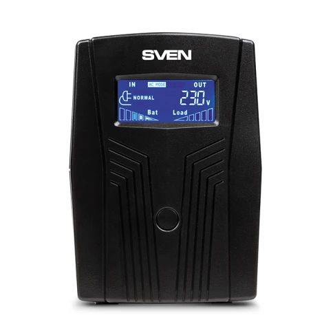 Линейно-интерактивный источник бесперебойного питания SVEN Pro 650, 390вт, 650Ва, 175-280в,... фото 2
