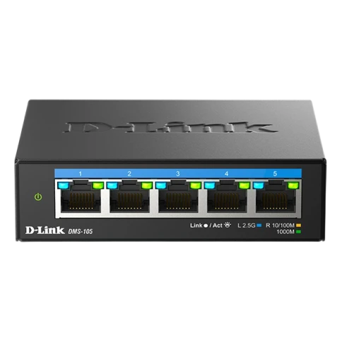 Коммутатор/ Коммутатор, 5x2.5GBase-T, корпус металл фото 1