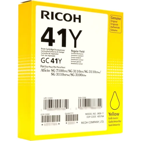 Ricoh GC 41YL (405764) фото 3