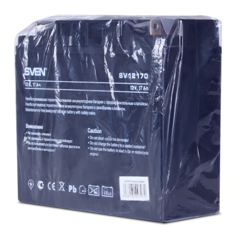 Батарея SVEN SV 12170 (12V 17Ah), напряжение 12В, емкость 17А*ч,... фото 4