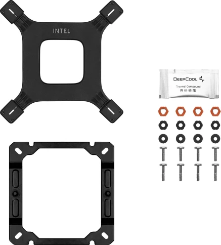 Кулер Deepcool AG400 Bk ARGB Soc-AM5/AM4/1200/1700/1851 черный/белый 4-pin 31.6dB Al+Cu... фото 9