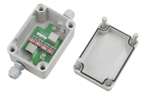 Грозозащита/ SC&T SP006PHO Уличное устройство грозозащиты Ethernet c P фото 2