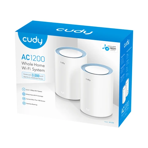 Wi-Fi Mesh-система/ AC1200 Wi-Fi Mesh Solution 2-Pack, Chipset MediaTek, Dual-Band, 867Mbps at 5GHz + 300Mbps at 2.4GHz, 802.11ac/a/b/g/n, 2 Fast Ethernet Ports, 2 internal antennas, MU-MIMO, DDNS, Zerotier/Wireguard/OpenVPN/IPSec/L2TP/PPTP VPN, DNS over фото 6