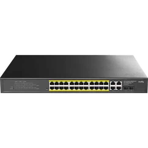 Коммутатор/ 24-Port 10/100/1000M PoE+ Switch 300W, 24-Port 10/100/1000 фото 1