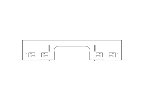 Divider with opening for laying Systeme Electric cables, on the roof o фото 14