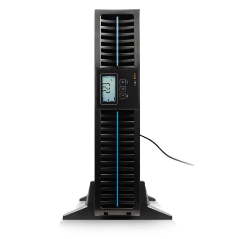 ИБП UPS DATA PRO 1kVA Онлайн, мощность 1000/900 ВА/Вт, стоечный/напольный, LCD дисплей, Shuko CEE7/4 - 2 шт. фото 1