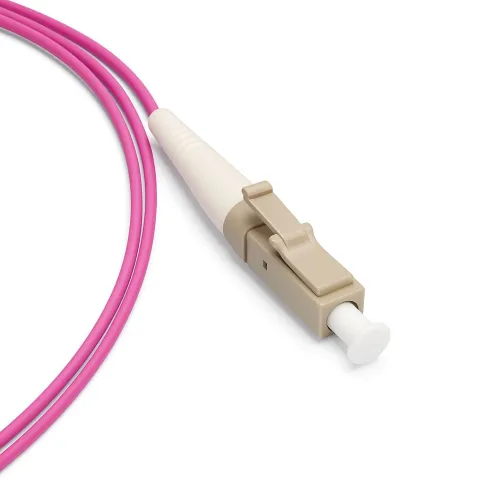 Оптический пигтейл ADVANT ADVOM4-PT02-LCU-LM, тип волокна: ОМ4 50/125. Разъем: LC/UPC, длина: 2, оболочка: LSZH, диаметр: 0.9, цвет: Маджента фото 1
