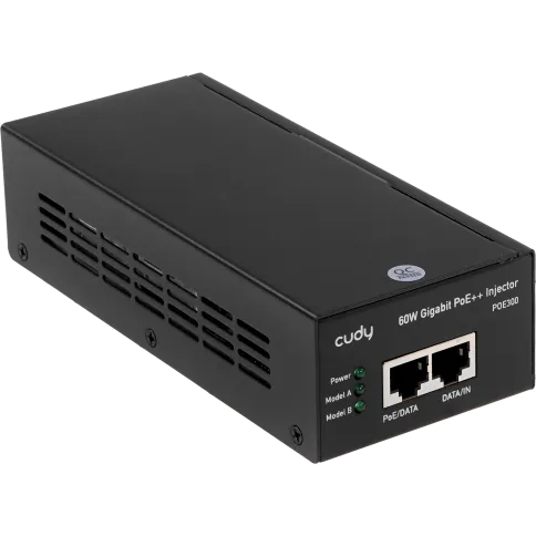 Инжектор/ 60W Gigabit PoE+/PoE Injector фото 1