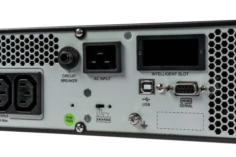 ИБП Systeme Electric Smart-Save Online SRV 2000 ВА, конвертируемый форм-фактор 4U, 230 В, 6 розеток  IEC C13, SmartSlot, LCD, USB HID, версия с возможностью увеличения времени автономии, 2 кор. фото 6
