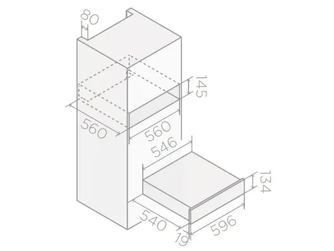 ELICA VIRTUS WARM DRAWER 60 PP фото 3