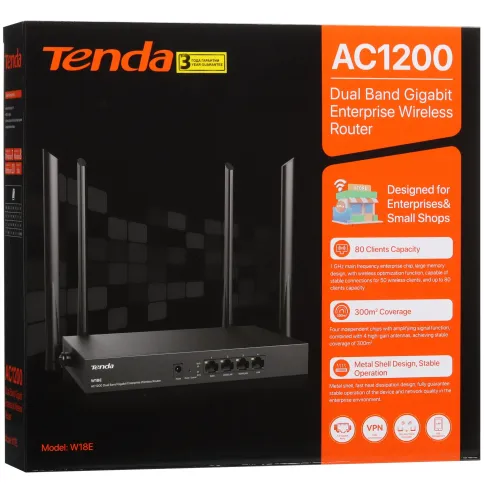 Маршрутизатор/ W18E AC1200 Dual Band Gigabit Enterprise Wireless Route фото 9