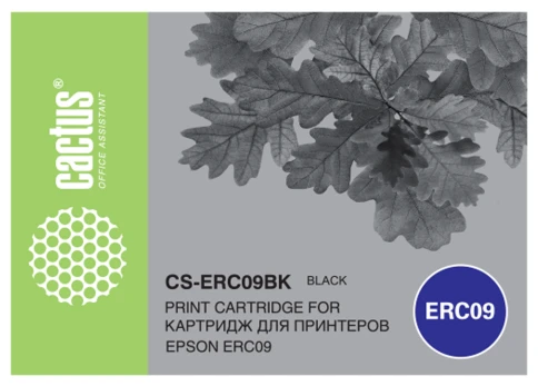 Картридж матричный Cactus CS-ERC09BK черный для Epson ERC09 фото 1