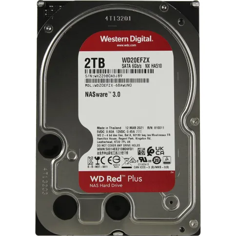 Western Digital Red Plus 2TB (WD20EFZX) фото 1