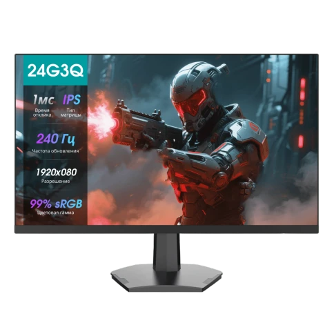 Монитор Hisense/ 24"/1920x1080, IPS/ELED, 16:9, 240Гц, время отклика 1 фото 1