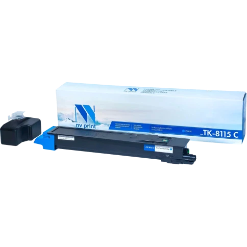 Тонер-картридж NVP NV-TK-8115 Cyan для Kyocera EcoSys-M8124/EcoSys- фото 1