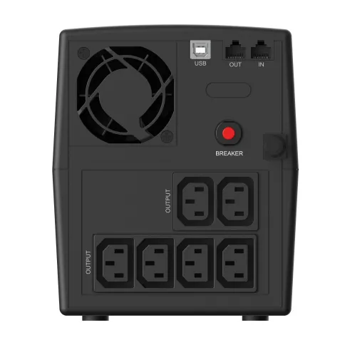 Башенный линейно-интерактивный ИБП/ ИБП CBR [QTM-1500T-6I-LCUC] Line I фото 3