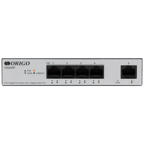 Коммутатор/ Unmanaged Switch 4x1000Base-T PoE, 1x1000Base-T, PoE Budge фото 1