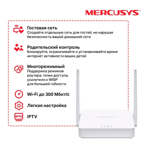 Mercusys MW302R фото 4
