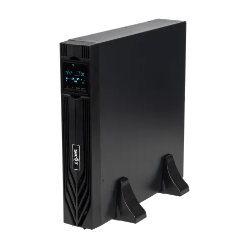 8764 SKAT-UPS 1500-RACK-ON-3X9 P3 ИБП 1500ВА/1500 Вт, 2U, On-Line, син фото 1