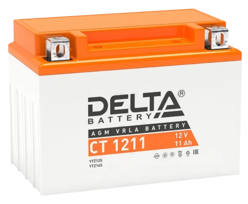 Аккумуляторная батарея для мото-техники/ DELTA серия CT, CT 1211, напряжение... фото 1