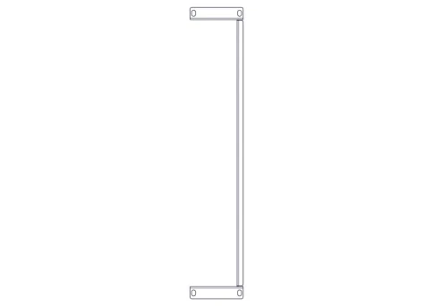 Фиксированная полка Systeme Electric, серия Uniprom, 2U, 450мм, до 15к фото 9