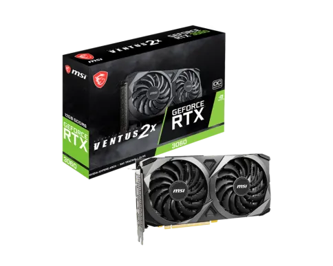 MSI NVIDIA GeForce RTX 3060 VENTUS 2X (GeForce RTX 3060 VENTUS 2X 12G) фото 1