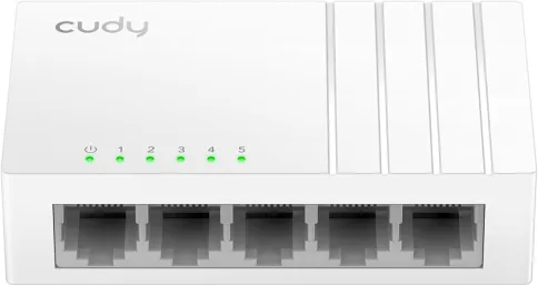 Коммутатор/ 5-Port Gigabit Desktop Switch, 5 10/100/1000M RJ45 Ports, фото 1