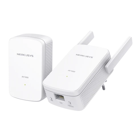 Комплект гигабитных Wi-Fi адаптеров Powerline/ AV1000 Powerline kit with 300Mbps... фото 1