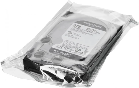 Жесткий диск WD SATA-III 3TB WD33PURZ Surveillance Purple (5400rpm) 256Mb... фото 5