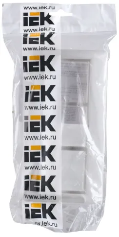 Рамка и суппорт для К.К. "Праймер" на 6 модулей, 75 мм белый IEK фото 1