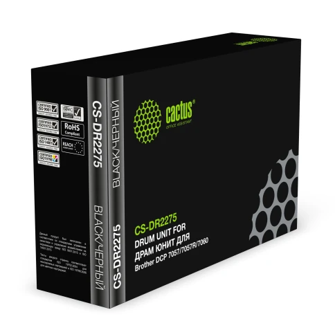 -/ Блок фотобарабана Cactus CS-DR2275 DR-2275 черный ч/б:12000стр. для DCP... фото 2